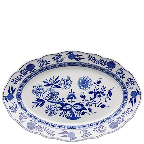 hutschenreuther-blau-zwiebelmuster-platte-oval-35-cm image 2