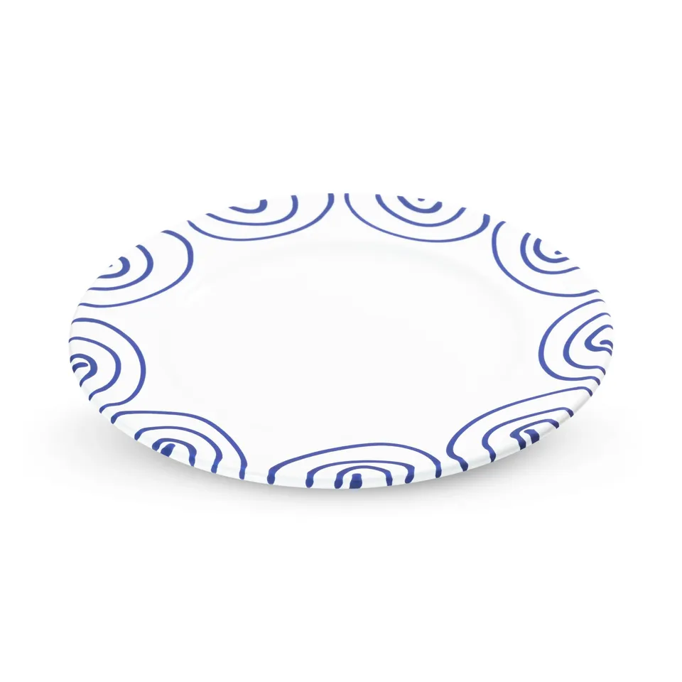 gmundner-keramik-dunkelblaugeflammt-dessertteller-gourmet-22-cm image 1