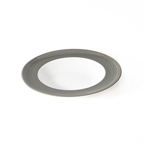 gmundner-keramik-manufaktur-suppenteller-gourmet-24-cm-grau-handgefertigt-in-ste image 2