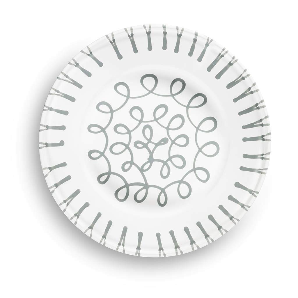 gmundner-keramik-reifsch-ssel-ohne-henkel-28-cm-graugeflammt-sch-ssel-handgemach image 2