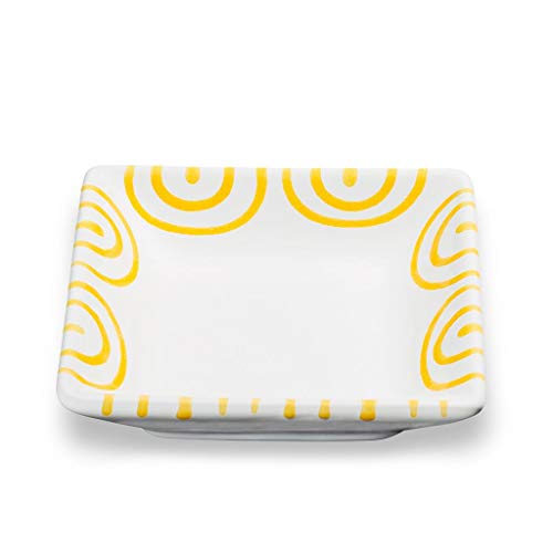 gmundner-keramik-snackschale-gelbgeflammt-11-x-11-cm-handgemacht-in-sterreich image 3