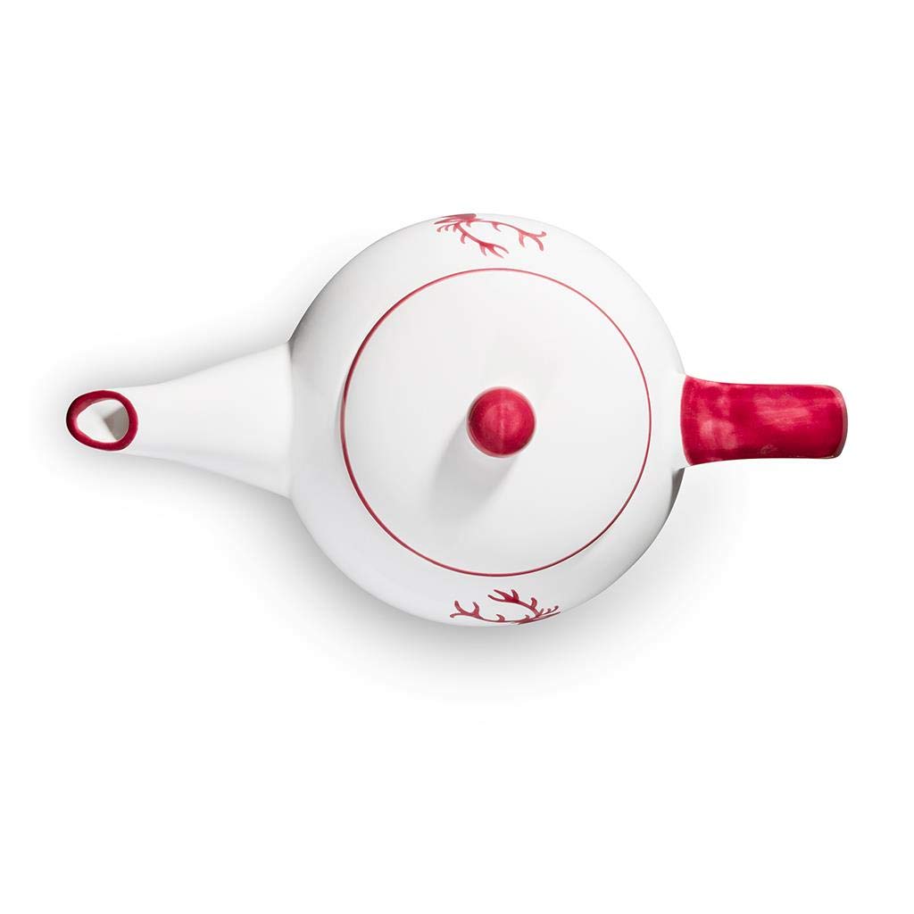 gmundner-keramik-teekanne-glatt-1-5-liter-bordeauxroter-hirsch image 3