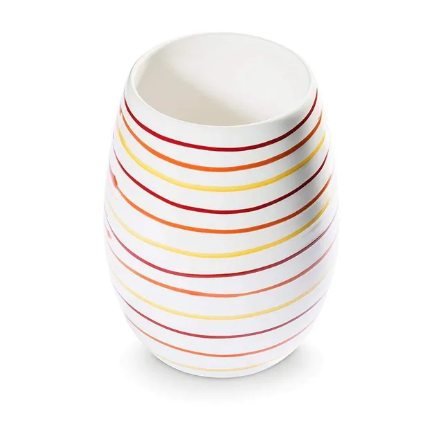 gmundner-keramik-vase-21-cm-dekor-landlust image 1