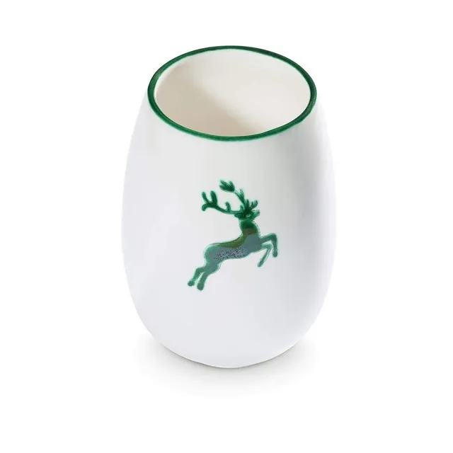 gmundner-keramik-gr-ner-hirsch-vase-15-cm image 1