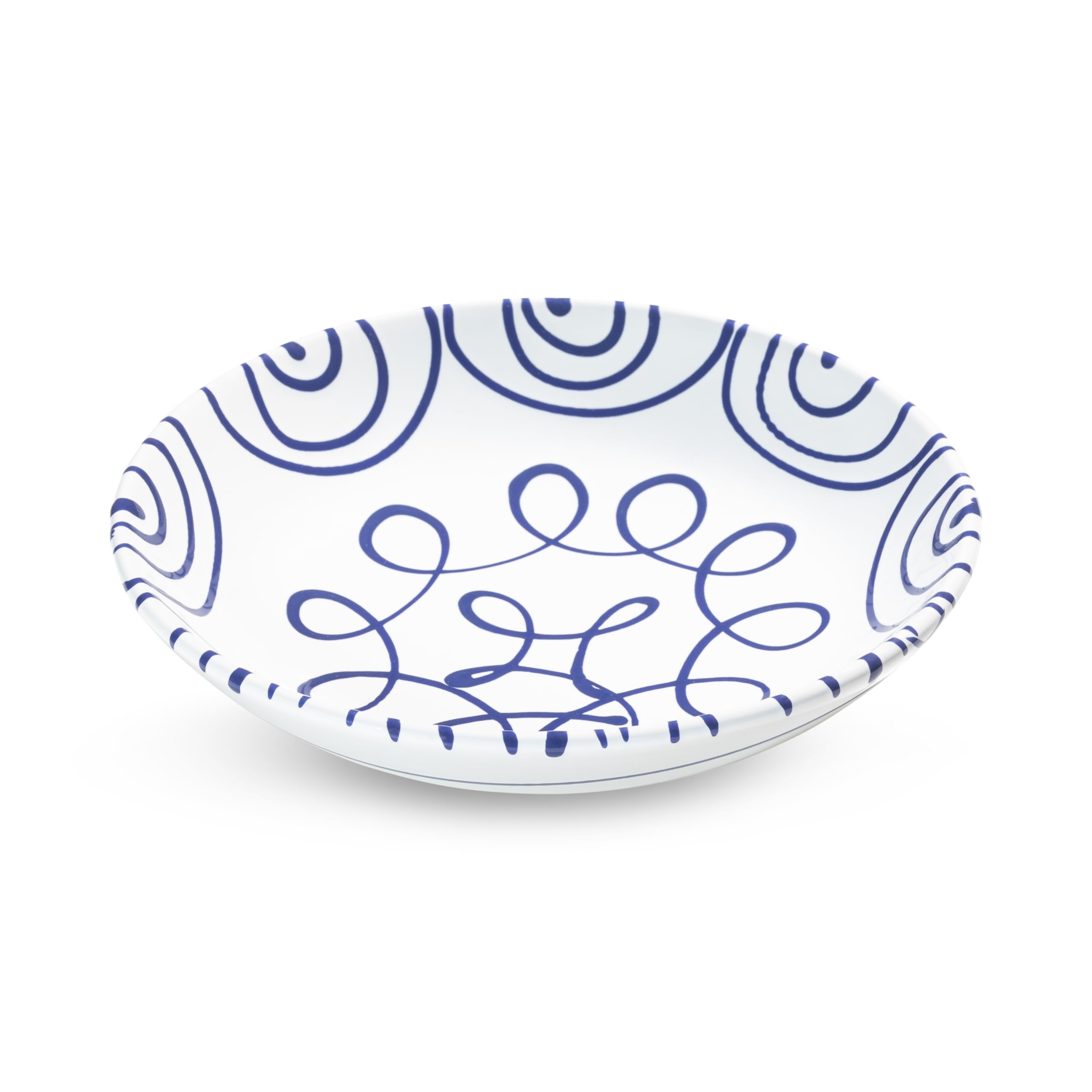 gmundner-keramik-dunkelblaugeflammt-suppenteller-cup-20-cm image 1