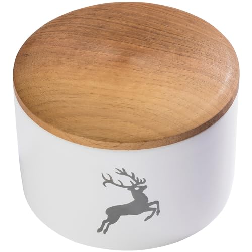 gmundner-keramik-grfcner-hirsch-vorratsdose-mit-holzdeckel image 6