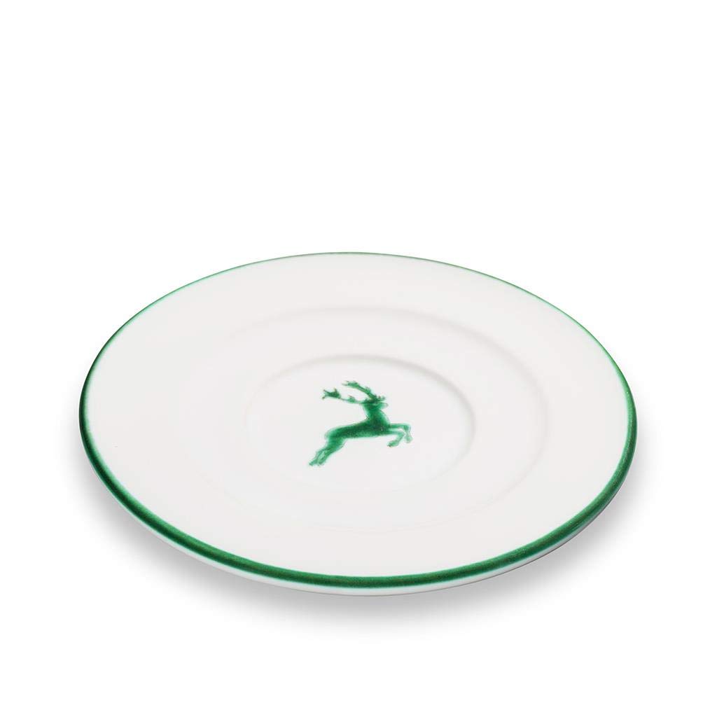 gmundner-keramik-unterteller-cappuccino-gourmet-14-cm-gr-ner-hirsch image 1