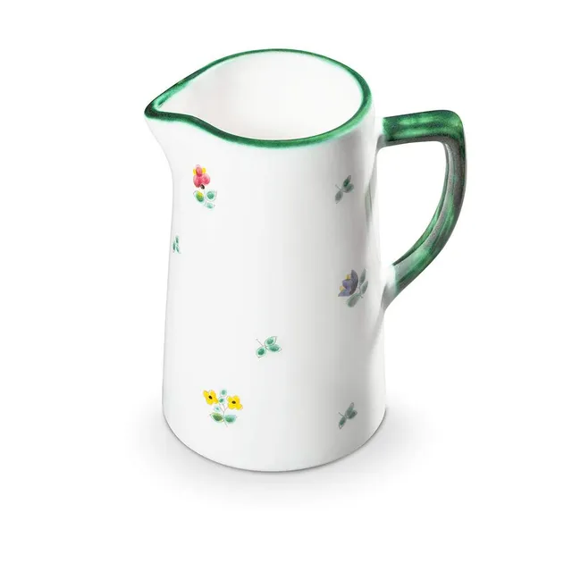 gmundner-keramik-wasserkrug-streublume-0-7-liter-handgemacht-in-sterreich image 1