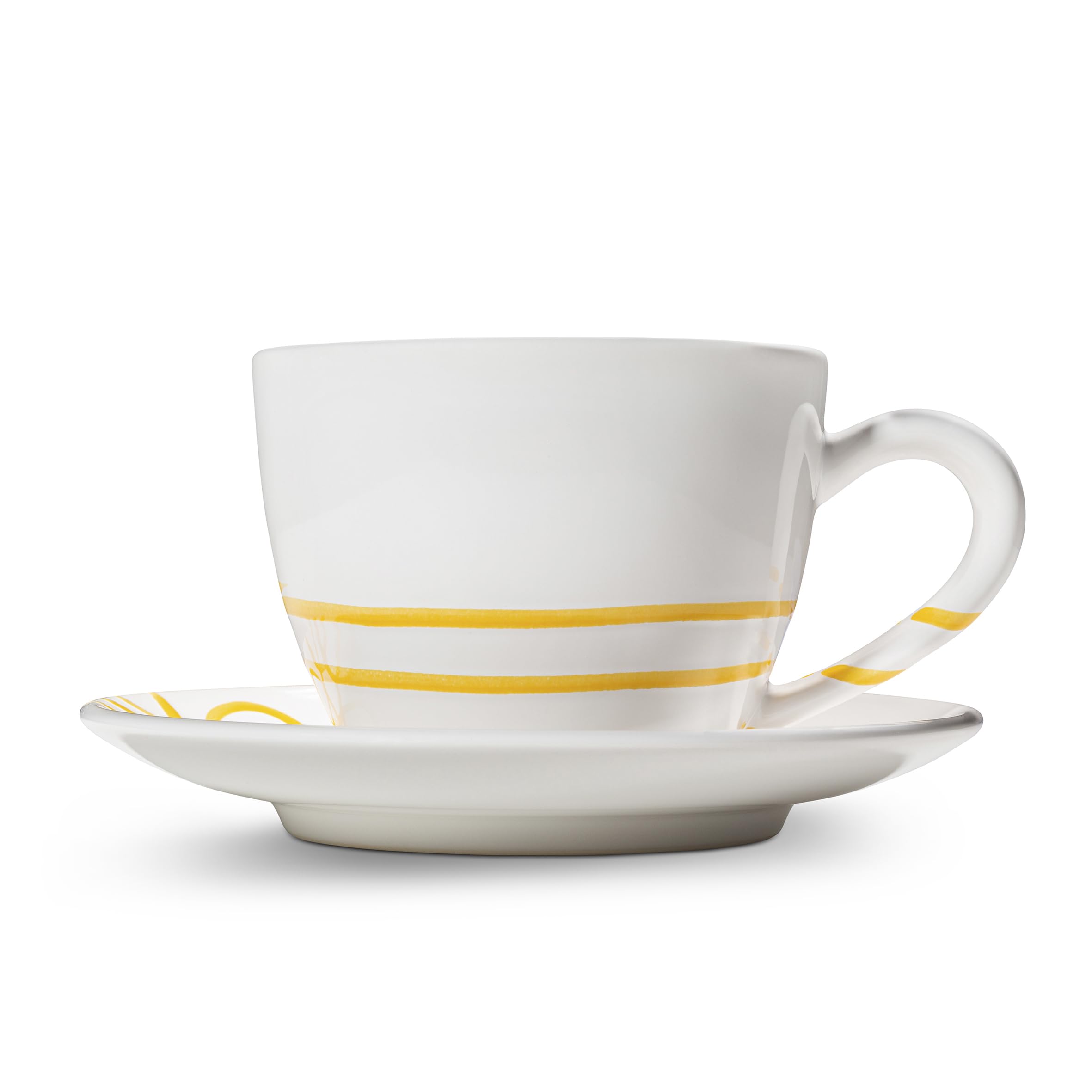 gmundner-keramik-pur-geflammt-gelb-teetasse-maxima-mit-unterteller-handgemacht-i image 3