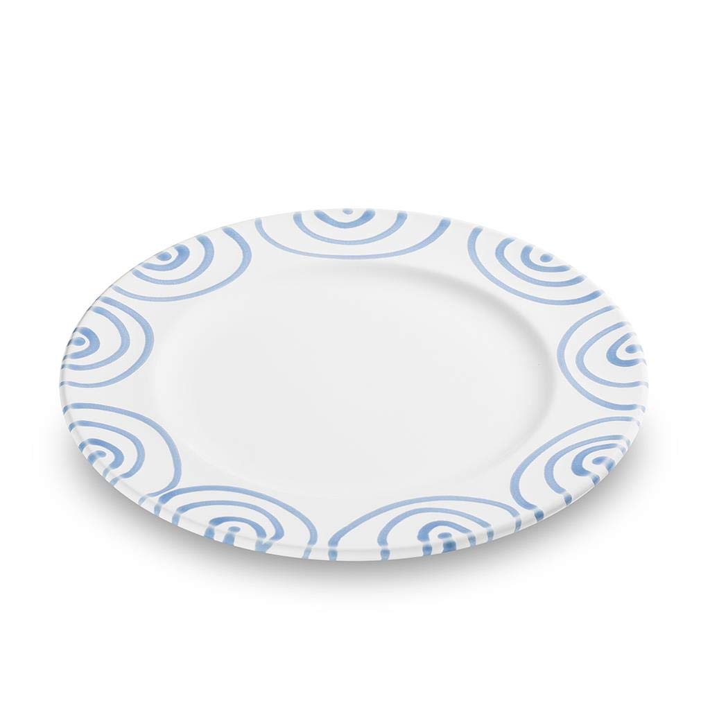 gmundner-keramik-gourmet-dessertteller-22-cm-blaugeflammt image 1