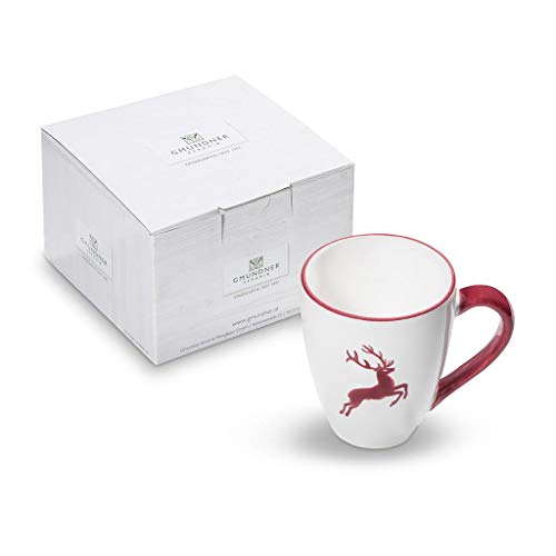 gmundner-keramik-bordeauxroter-hirsch-fr-hst-cksbecher-max-0-3-liter image 8