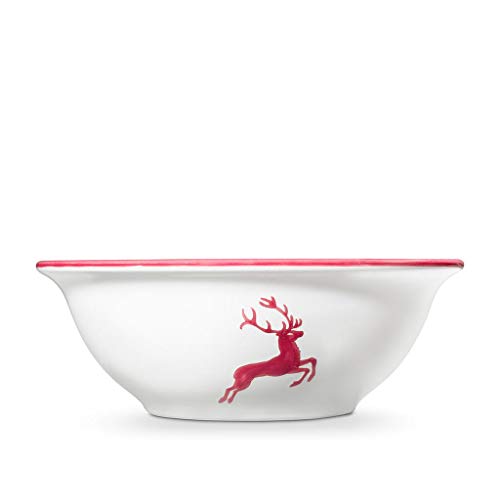 gmundner-keramik-salatsch-ssel-bordeauxroter-hirsch-0-5-liter-handgemacht-in-ste image 5