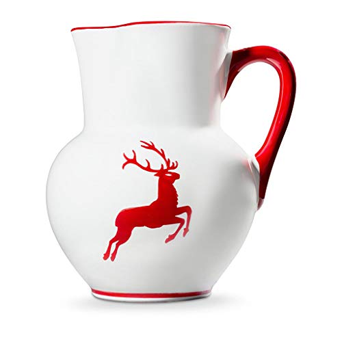 gmundner-keramik-krug-wiener-form-rubinroter-hirsch-1-5-liter-handgemacht-in-ste image 5
