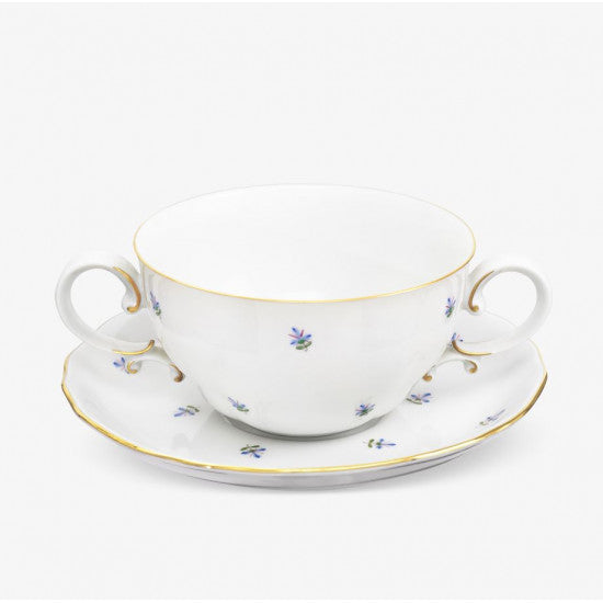 augarten-bouillontasse-mozart-kornblumendekor-porzellantasse image 1