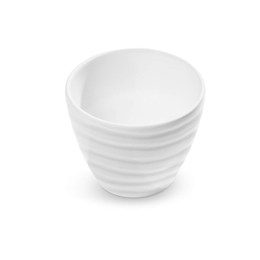 gmundner-keramik-zuckerdose-gourmet-unterteil-wei-geflammt image 1