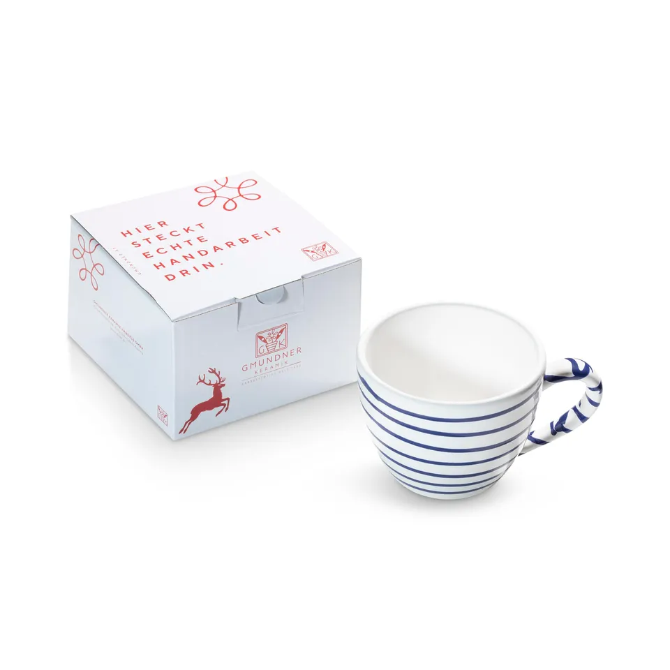gmundner-keramik-dunkelblaugeflammt-teetasse-maxima-0-4-l-2 image 1