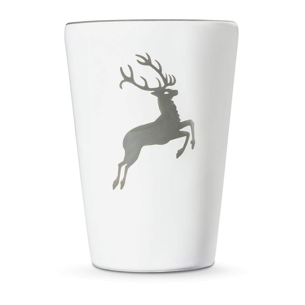 gmundner-keramik-grauer-hirsch-trinkbecher-0-28-liter image 2