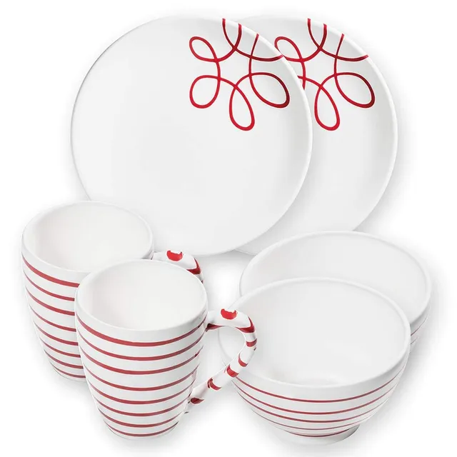 gmundner-keramik-h-ttenfr-hst-ck-cup-f-r-2-geschirrset-6-teilig-pur-geflammt-rot image 1