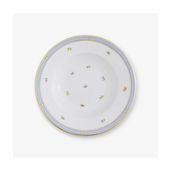 augarten-suppenteller-schubert-21-cm-porzellan-mit-streublumen-dekor image 1