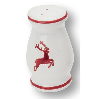 gmundner-keramik-pfefferstreuer-bauchig-5-3-cm-bordeauxroter-hirsch image 1