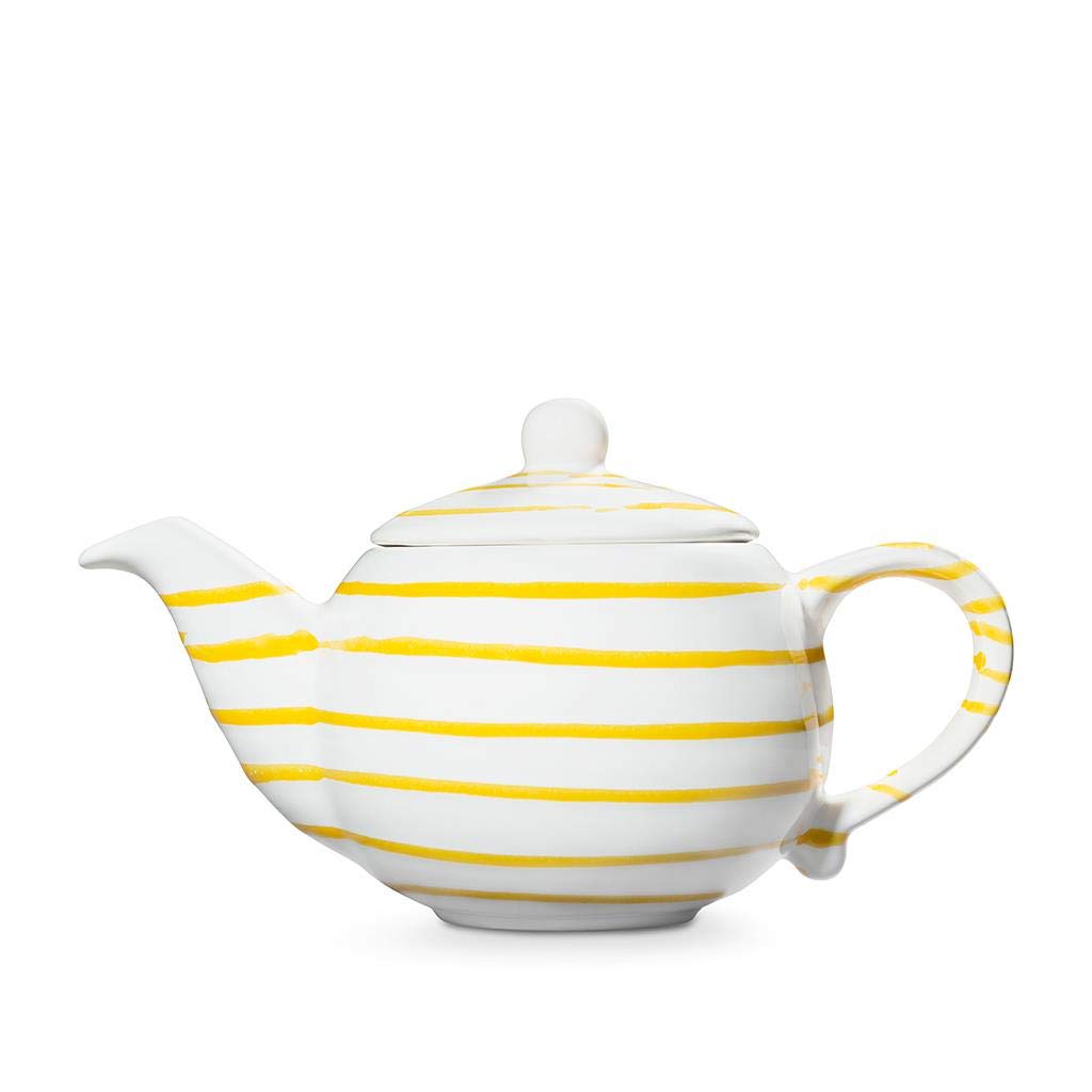 gmundner-keramik-teekanne-glatt-0-5-liter-gelbgeflammt image 2