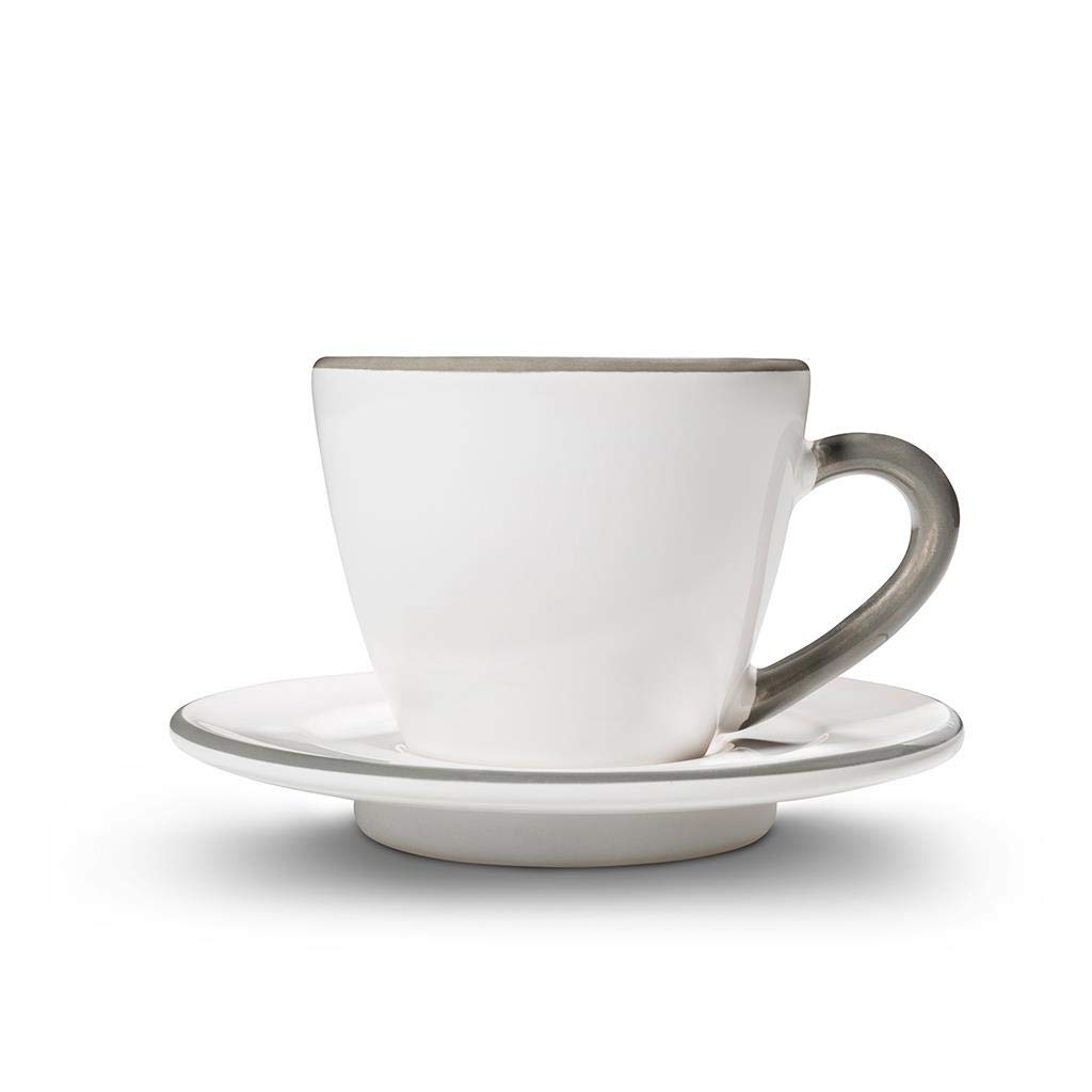 gmundner-keramik-espresso-for-you-gourmet-geschirrset-grauer-rand-2-teilig-espre image 3