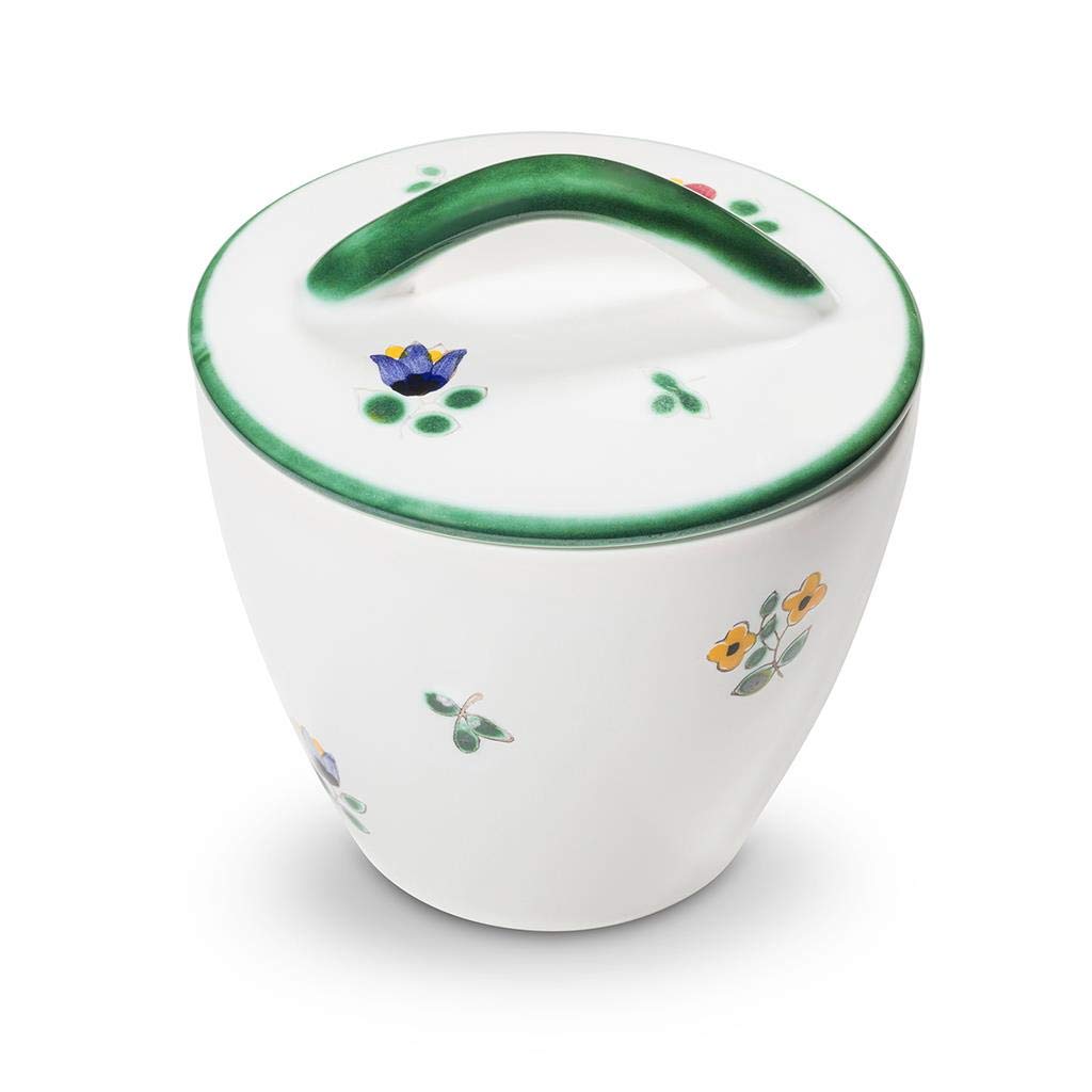gmundner-keramik-zuckerdose-gourmet-streublume-9-cm-durchmesser-handgemacht-in-s image 1