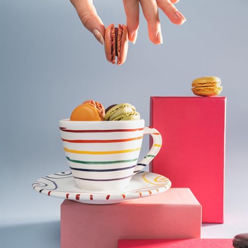 gmundner-keramik-regenbogen-unterteller-kaffee-gourmet-0-16-cm image 8