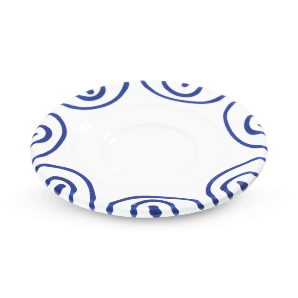 gmundner-keramik-dunkelblaugeflammt-unterteller-espresso-11-cm image 1