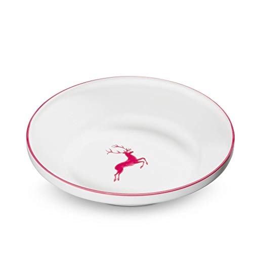gmundner-keramik-reifsch-ssel-ohne-henkel-32-cm-bordeauxroter-hirsch image 4