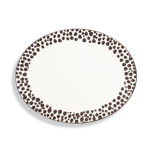 gmundner-keramik-etosha-braun-platte-oval-33x26cm-handgemacht-in-sterreich image 4