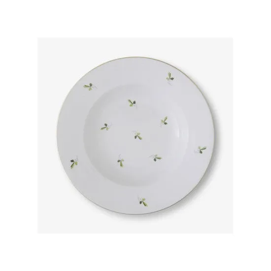 augarten-suppenteller-schubert-21-cm-weinlaub-dekor-wiener-porzellan image 1