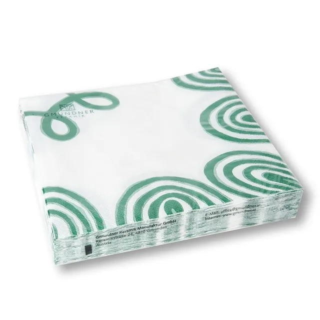 gmundner-keramik-lunchservietten-gr-ngeflammt-33x33-cm-20-st-ck image 1
