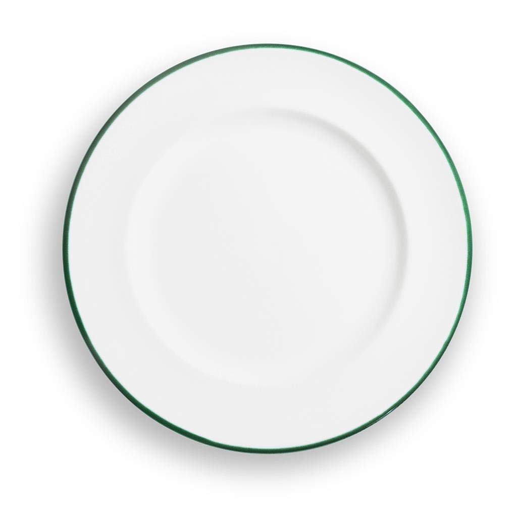 gmundner-keramik-dessertteller-gourmet-22-cm-dekor-gr-ner-rand-handgemacht-in-st image 2