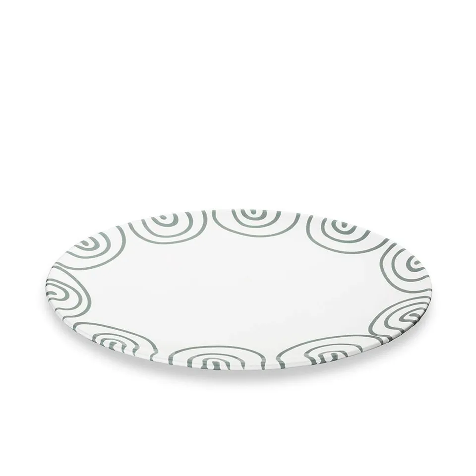 gmundner-keramik-platte-oval-28-cm-graugeflammt image 1