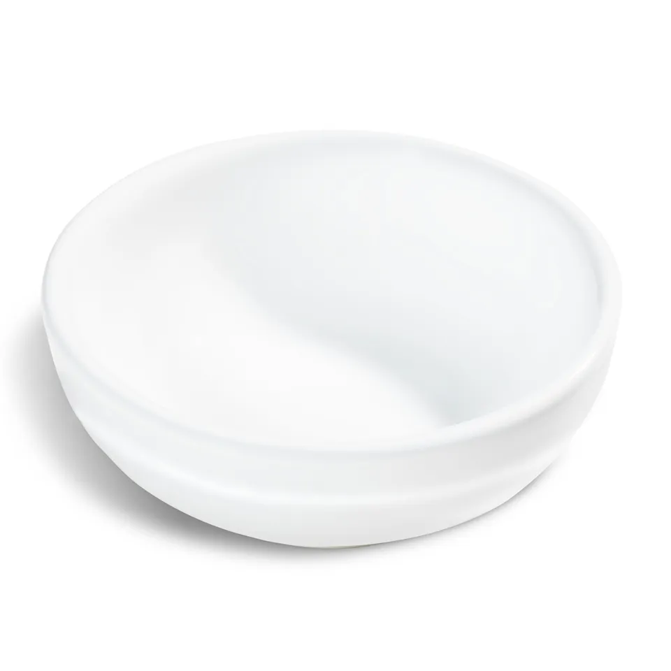gmundner-keramik-wei-geflammt-dipschale-rund-8-9-cm-handgefertigt image 1