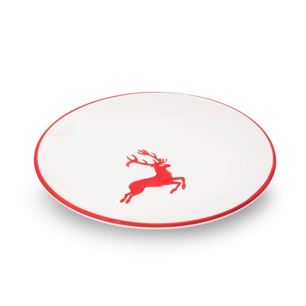 gmundner-keramik-unterteller-15-cm-bordeauxroter-hirsch-f-r-kaffeetasse-cup image 5
