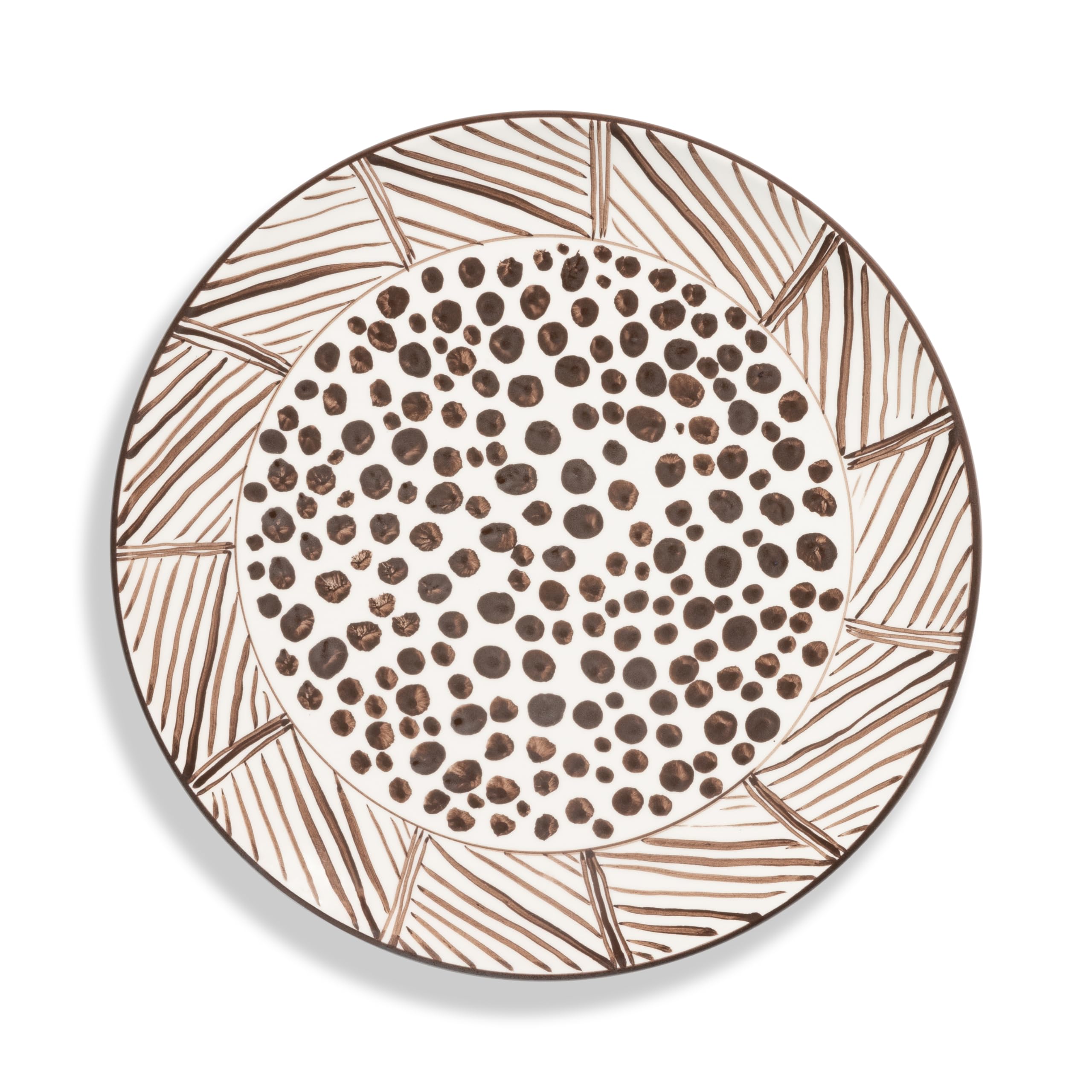 gmundner-keramik-afrika-edition-braun-speiseteller-cup-25-cm-handgemacht-in-ster image 2