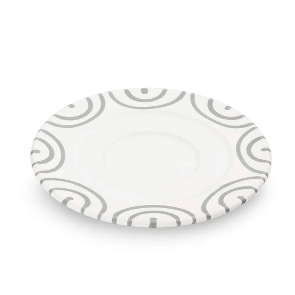 gmundner-keramik-unterteller-kaffee-gourmet-16-cm-graugeflammt image 1