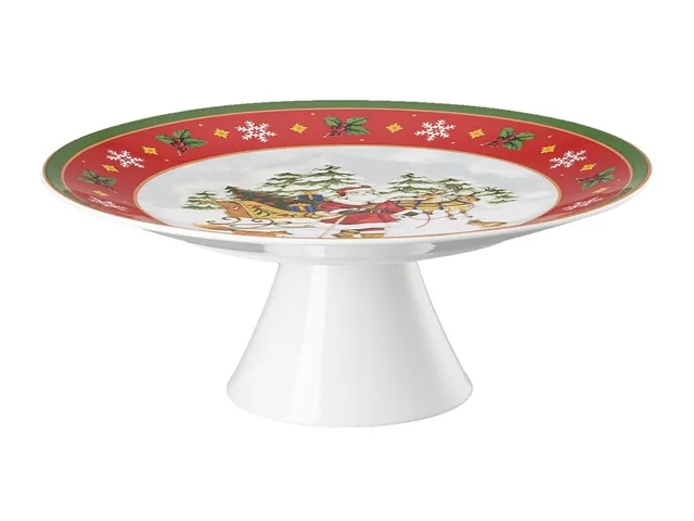 hutschenreuther-happy-wintertime-tortenplatte-mit-fu-gro-28-cm image 1