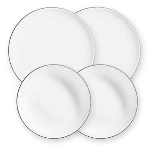 gmundner-keramik-dinner-for-two-classic-geschirrset-grauer-rand-2-personen-set-h image 2