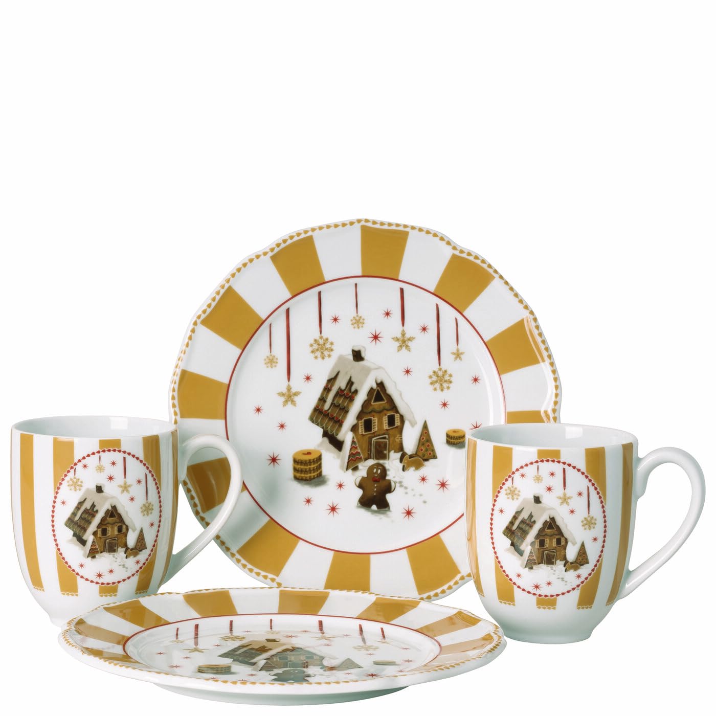 hutschenreuther-christmas-love-beige-set-4-teilig-2x-teller-22-cm-2x-becher-0-40 image 3