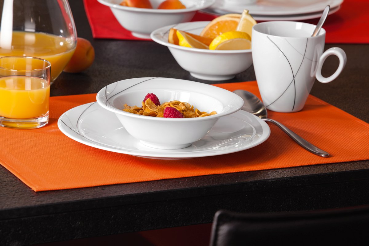 seltmann-weiden-trio-highline-tafelservice-12-teilig-6-speise-6-suppenteller-wei image 4