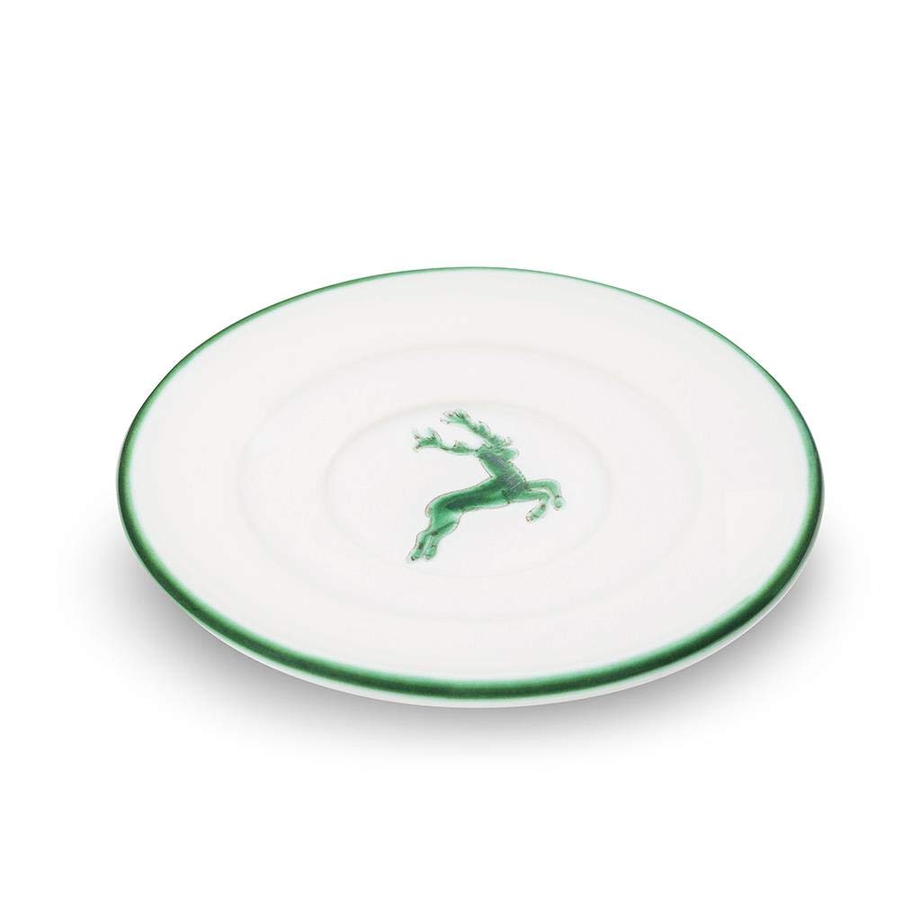 gmundner-keramik-unterteller-espresso-gourmet-11-cm-gr-ner-hirsch image 1