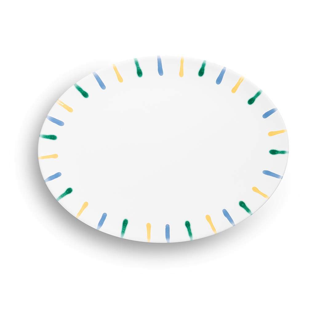 gmundner-keramik-platte-oval-buntgeflammt-28-x-21-cm-handgemacht-in-sterreich image 2