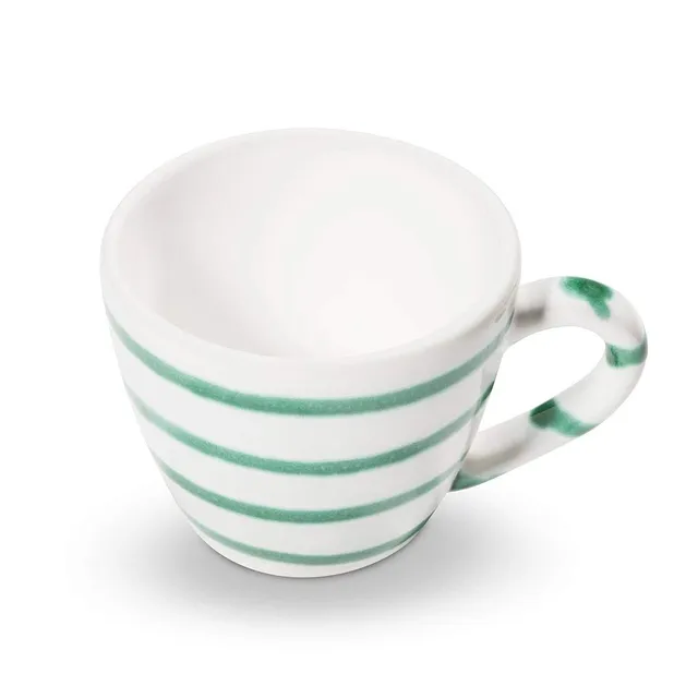 gmundner-keramik-espressotasse-gourmet-0-06-liter-gr-ngeflammt image 1