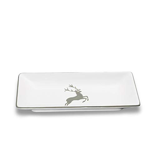 gmundner-keramik-snackschale-grauer-hirsch-22-x-11-cm-handgemacht-in-sterreich image 3