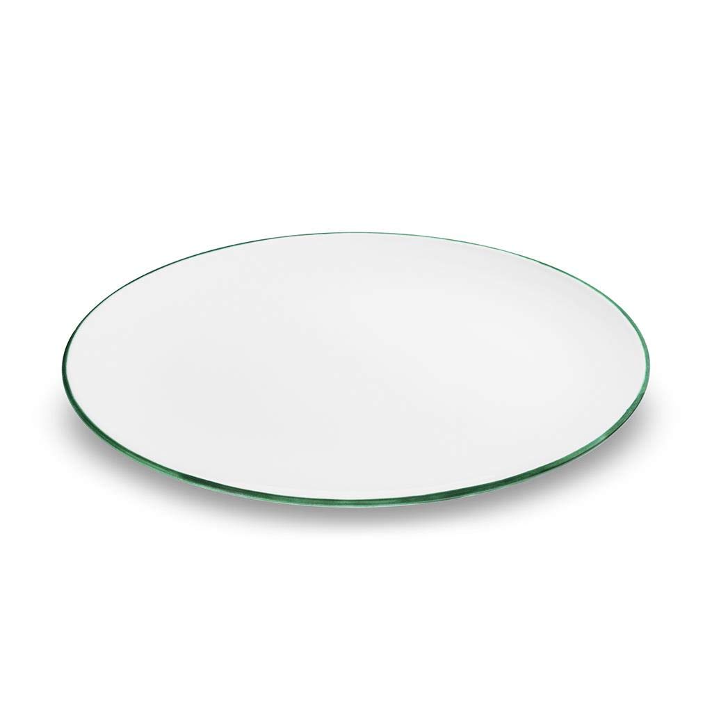 gmundner-keramik-platte-oval-33-x-26-cm-gr-ner-rand image 1