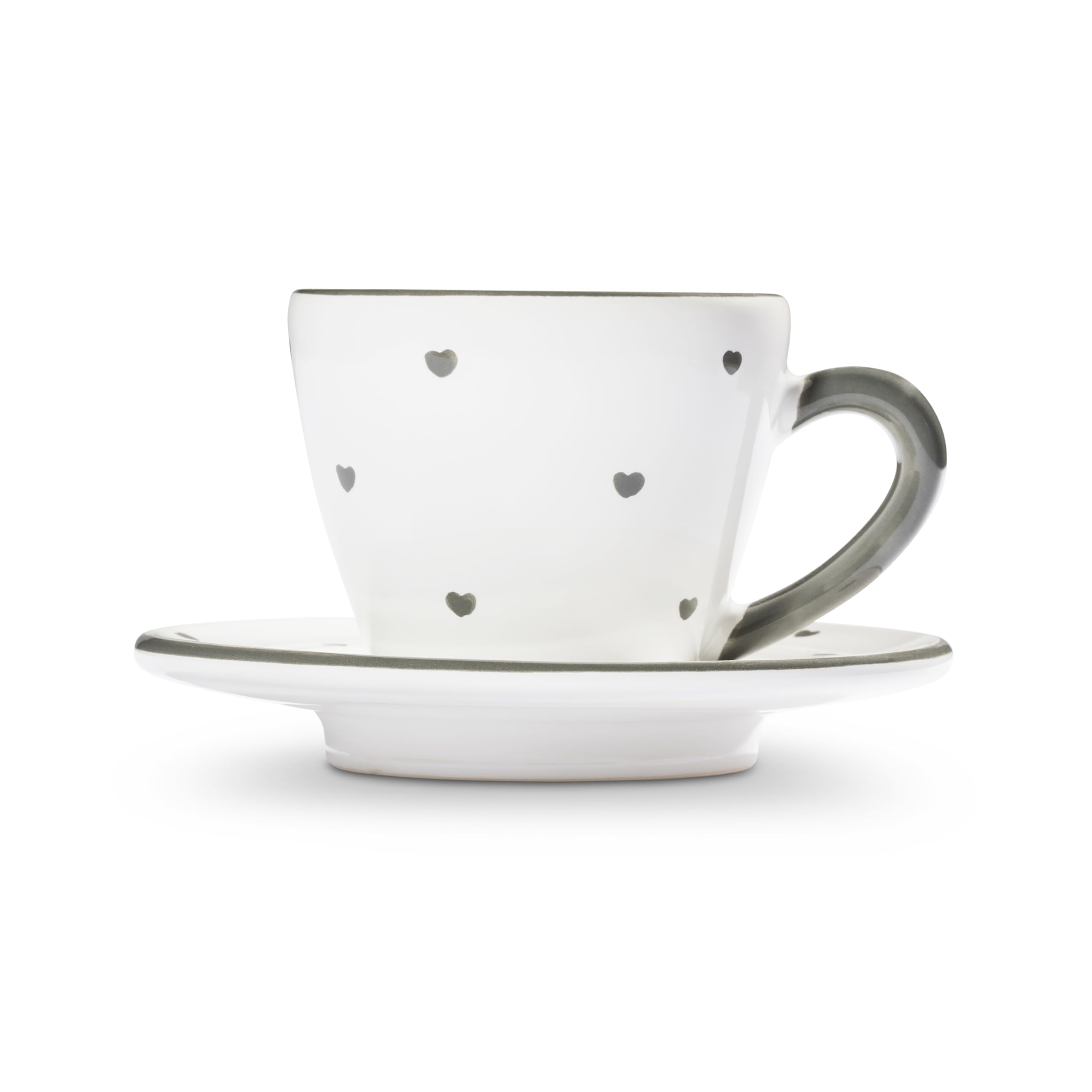 gmundner-keramik-herzerl-grau-espresso-for-you-gourmet-geschirrset-handgemacht-i image 3