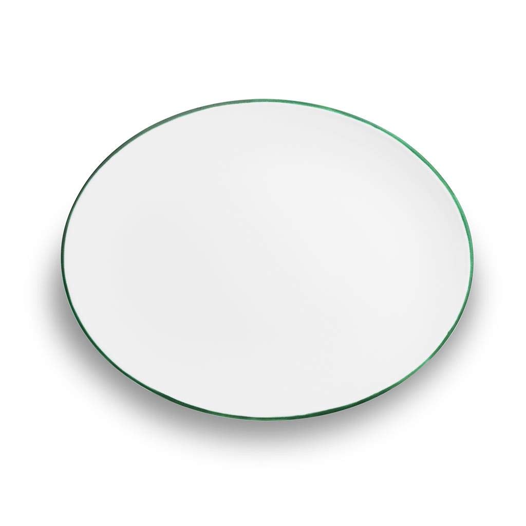 gmundner-keramik-platte-oval-33-x-26-cm-gr-ner-rand image 2